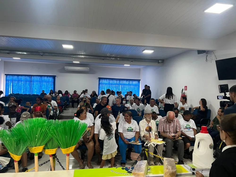 ASCAMARI cobra apoio e valorização dos agentes ambientais de Imperatriz. Foto: Carlos Leen