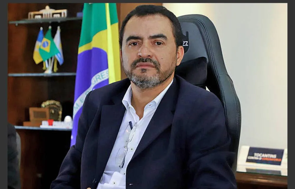 O governador de Tocantins, Wanderlei Barbosa (Republicanos) - Antônio Gonçalves/Governo do Tocantins