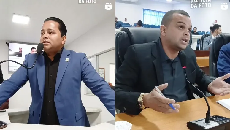 Brasmar e Manchinha: críticas do ex-prefeito mobilizam reação dura no Legislativo. Foto: Pinheiro Noticia da Foto