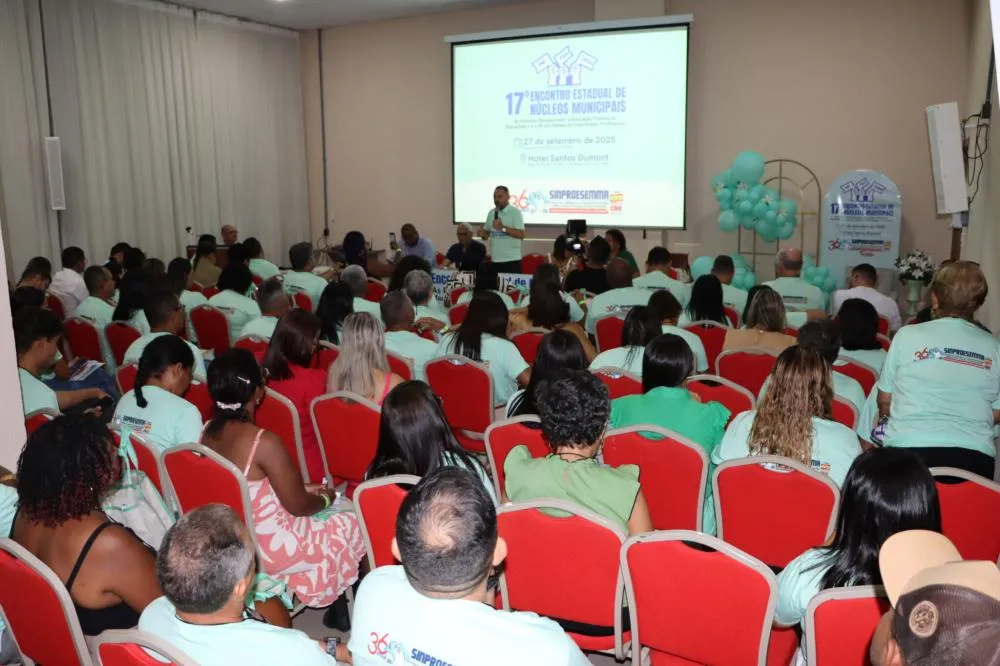 Sinproesemma fortalece luta sindical no 17º Encontro de Núcleos Municipais. Foto: Assessoria