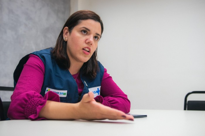 Superintendente de Epidemiologia e Controle de Doenças da SES, Tayara Pereira, lista cuidados para prevenção de doenças por conta do período de chuvas - Foto: Israel Pontes