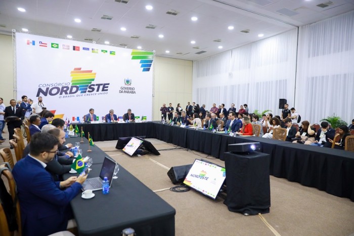Assembleia do Consórcio Nordeste, em João Pessoa - Foto: Rodrigo Ribeiro