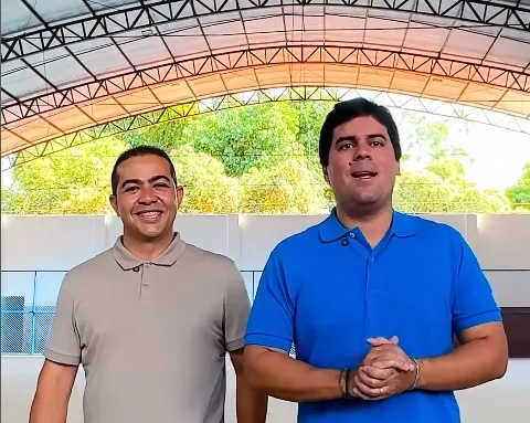Rildo e Fufuca unem forças por novo marco esportivo na cidade. Foto: Internet.