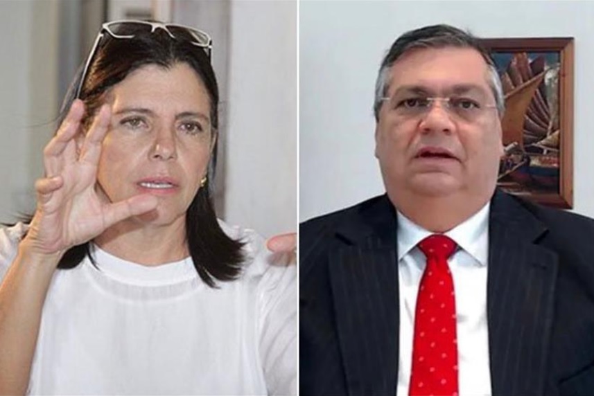 Foto montagem: Roseana e Dino 