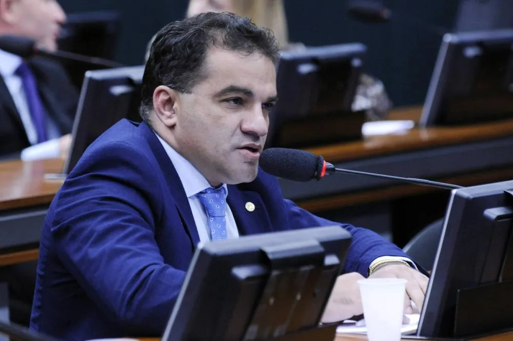 O deputado Josimar Maranhãozinho (PL-MA) participa de comissão na Câmara dos Deputados. - Cleia Viana -29.mar.23/Divulgação Câmara dos Deputados