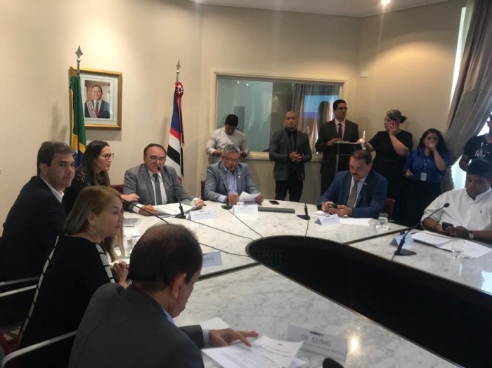 - Reunião do Colegiado aconteceu no Palácio dos Leões e reuniu secretários e prefeitos (Foto: Divulgação)