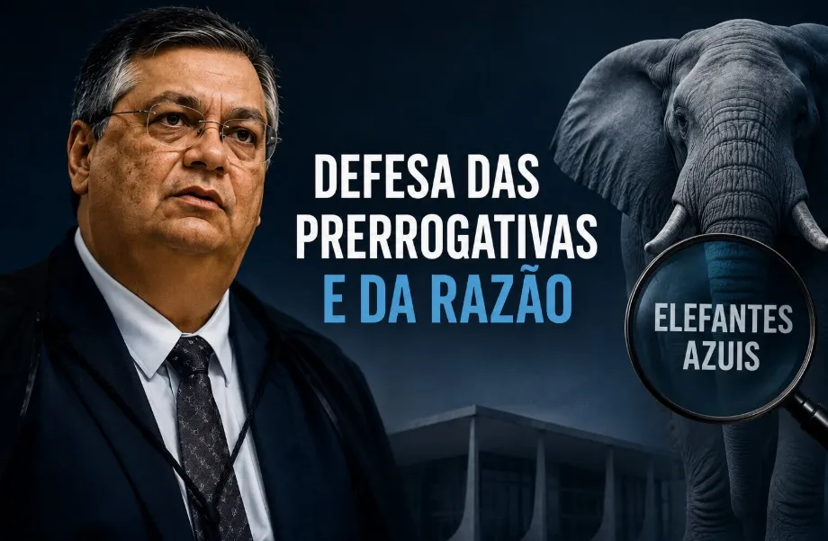 STF EM DEBATE: O ministro Flávio Dino saiu em defesa das decisões individuais no Supremo. Imagem gerada com IA