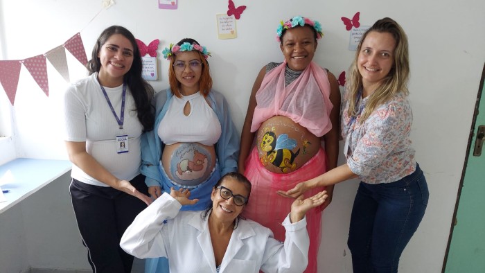 - Gestantes participam de rodas de conversa na Maternidade Benedito Leite (Foto: Divulgação)