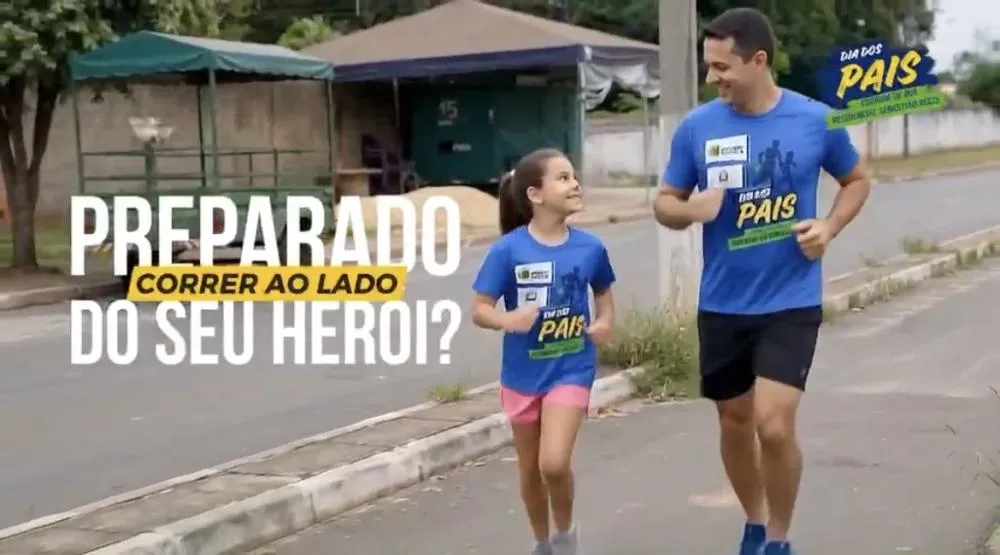 DIA DOS PAIS EM MOVIMENTO: A Câmara Municipal de Imperatriz e a Escola Dr. Antônio Leite realizam no domingo, 16 de agosto, uma corrida comunitária em alusão ao Dia dos Pais.