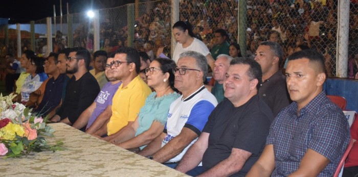 - Presidente da Agemsul, Vagtonio Brandão, esteve presente na Cerimônia de Abertura do XVII Jogos Escolares de João Lisboa (Foto: Divulgação)