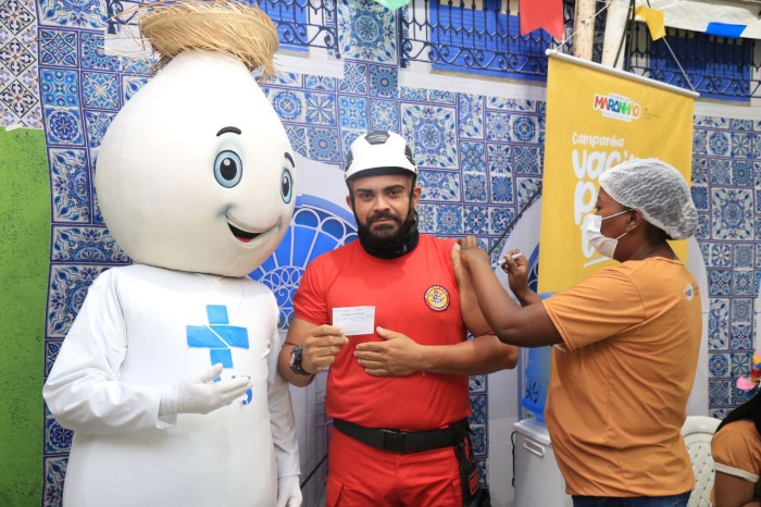 - Arraial da Vacinação no Ipem (Foto: Márcio Sampaio)
