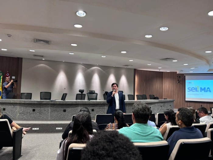 - Secretário de Estado da Gestão, Patrimônio e Assistência dos Servidores, Guilberth Garcês, destacou a importância da implantação do sistema (Foto: Suzana Beckman)