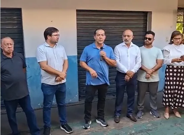 A obra atende à indicação do presidente da Câmara, Adhemar Freitas Jr., com recursos do Ministério do Turismo viabilizados pelo deputado Pedro Lucas Fernandes.