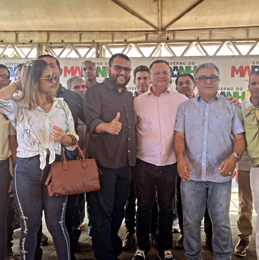 Clayton Noleto e o Deputado Rildo Amaral, juntos na Comitiva do Gov. Carlos Brandão 