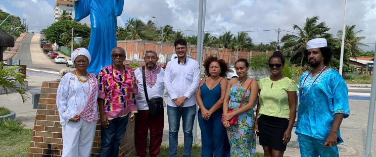 Equipe da MOB esteve no local e vistoriou a imagem, acompanhada de representantes do Governo e entidades - (foto: divulgação)