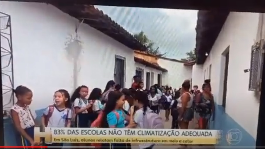 Segundo os dados, 83% das escolas da gestão de Eduardo Braide (PSD) não têm climatização adequada.
