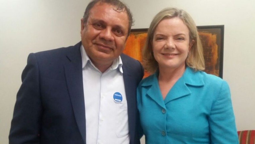 Augusto Lobato enviou uma mensagem à presidente nacional do PT, Gleisi Hoffmann, reivindicando a presidência do partido no Maranhão (Foto: Reprodução)