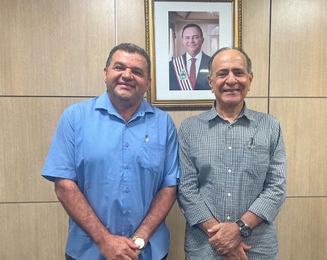 Vagtonio Brandão se encontrou com o Secretário de Estado da Infraestrutura, Aparicio Bandeira.