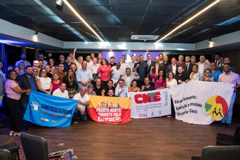 O seminário contou com a participação de lideranças sindicais das regiões norte e nordeste, professores, funcionários da educação, advogados de todas as regiões do Brasil e dirigentes e assessores jurídicos da CNTE.