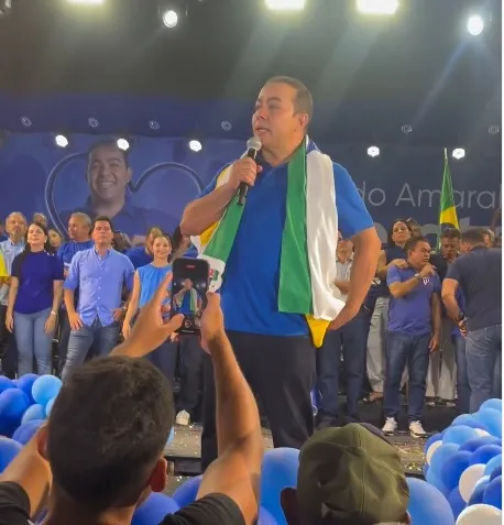 Rildo amaral discursa em grande convenção
