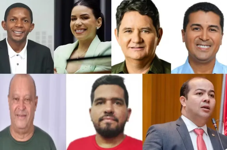 Candidatos a Prefeitura de Imperatriz em 2024 — Foto: Montagem