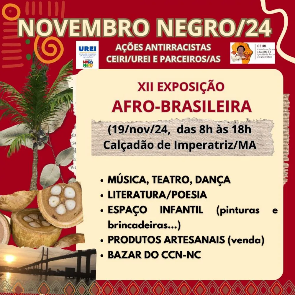Imperatriz realiza XII Exposição Afro-Brasileira no Calçadão