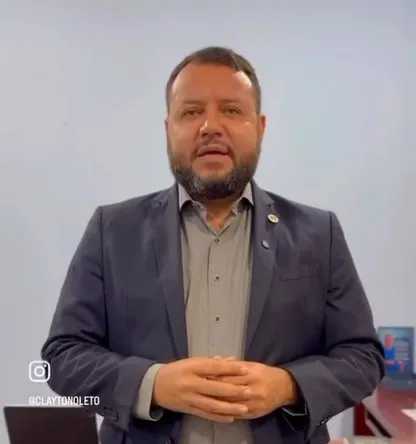 O Secretário de Governo, Clayton Noleto, agradeceu ao Governo Federal. Foto: Instagram