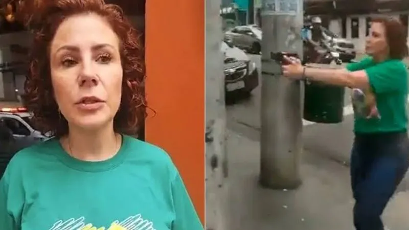 Carla Zambelli (PL-SP) também já foi ré pelos crimes de porte ilegal de arma e constrangimento ilegal com emprego de arma de fogo.