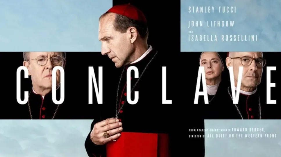 “Conclave”apresenta para um dos eventos mais secretos do mundo: a escolha de um novo papa. Foto: Divulgação.