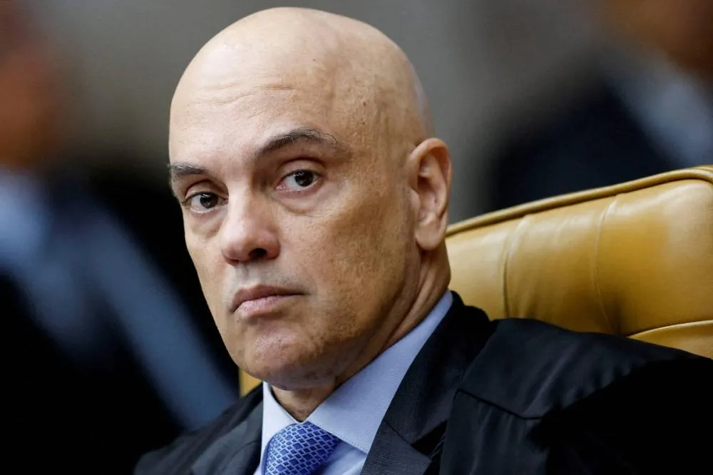 O ministro Alexandre de Moraes, durante sessão - Adriano Machado - 27.nov.24/Reuters