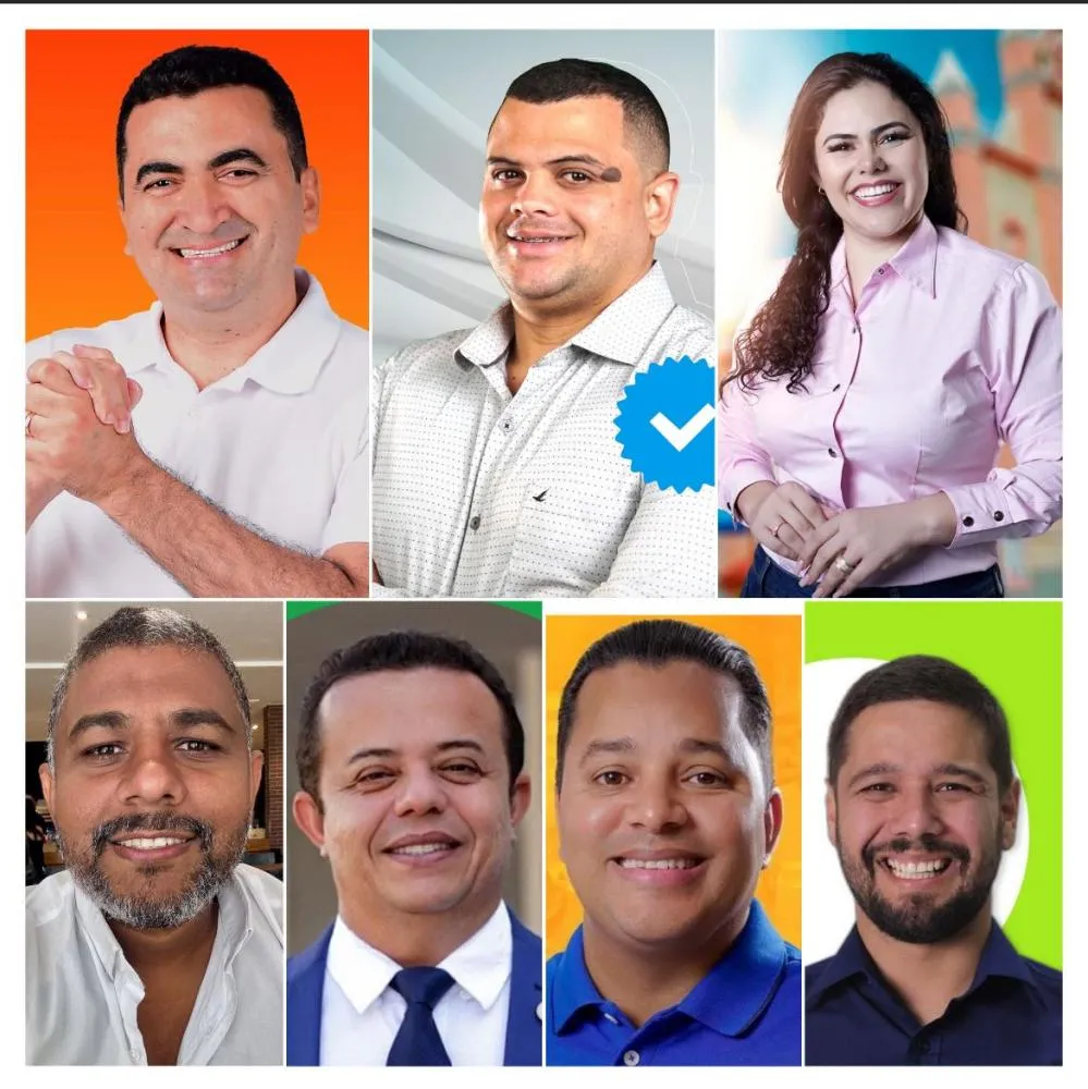 Eleições 2026: Sete vereadores de Imperatriz já se movimentam para disputar mandato. Foto: Montagem