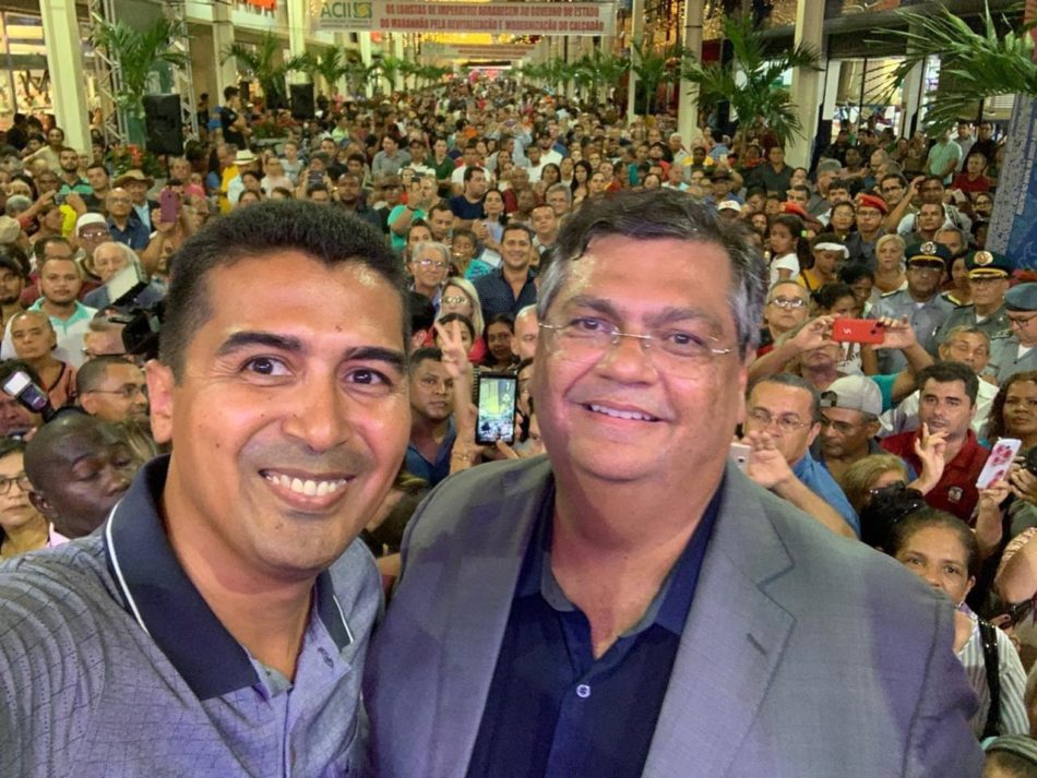 Dep. Marco Aurélio e o governador Flávio Dino em Imperatriz