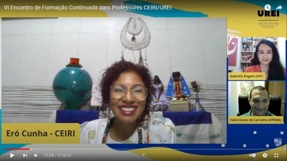 A Profa Msc Eró Cunha é uma das coordenadoras do XI Desenhos Afro 2021