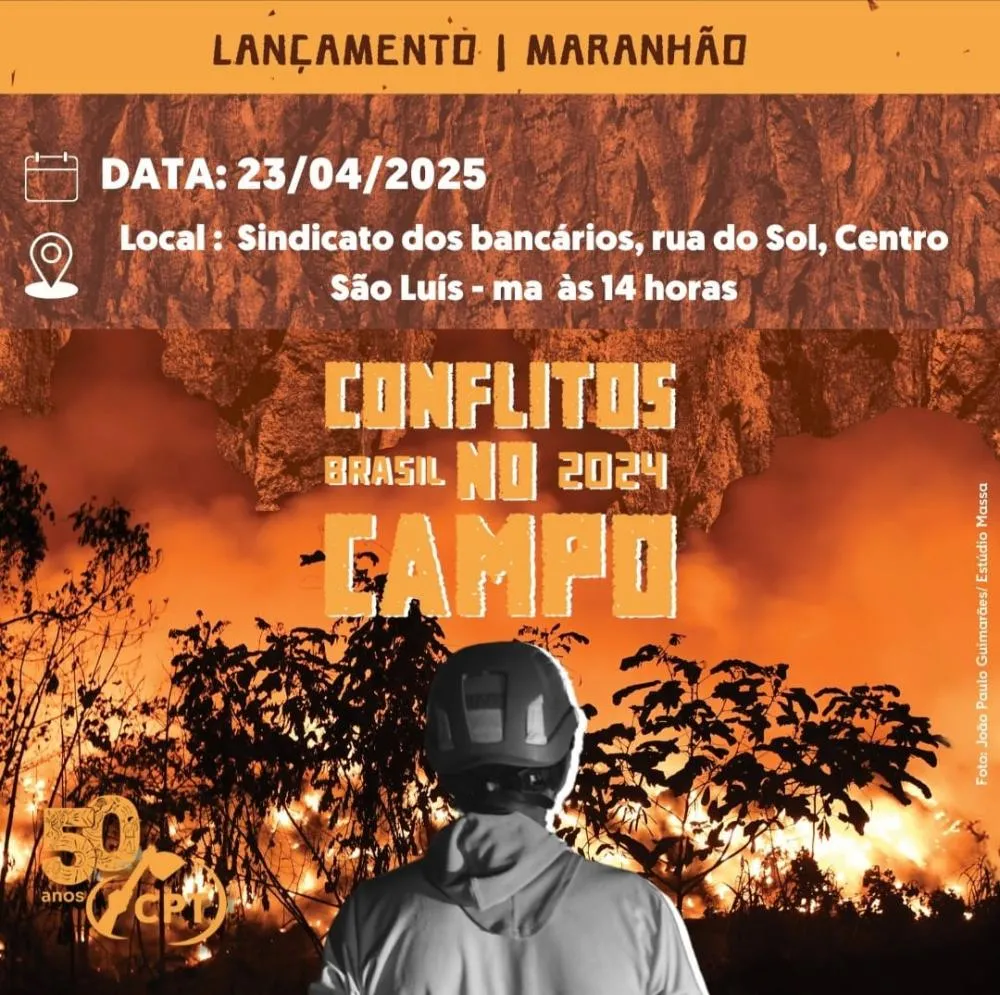 CENÁRIO DE VIOLÊNCIA. CPT faz importante estudo sobre a situação no campo no maranhão, dominado pelo agronegócio. Foto: Divulgação.