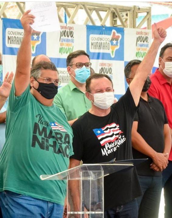 FLÁVIO DINO CONFIRMA BRANDÃO COMO CANDIDATO DO GRUPO
