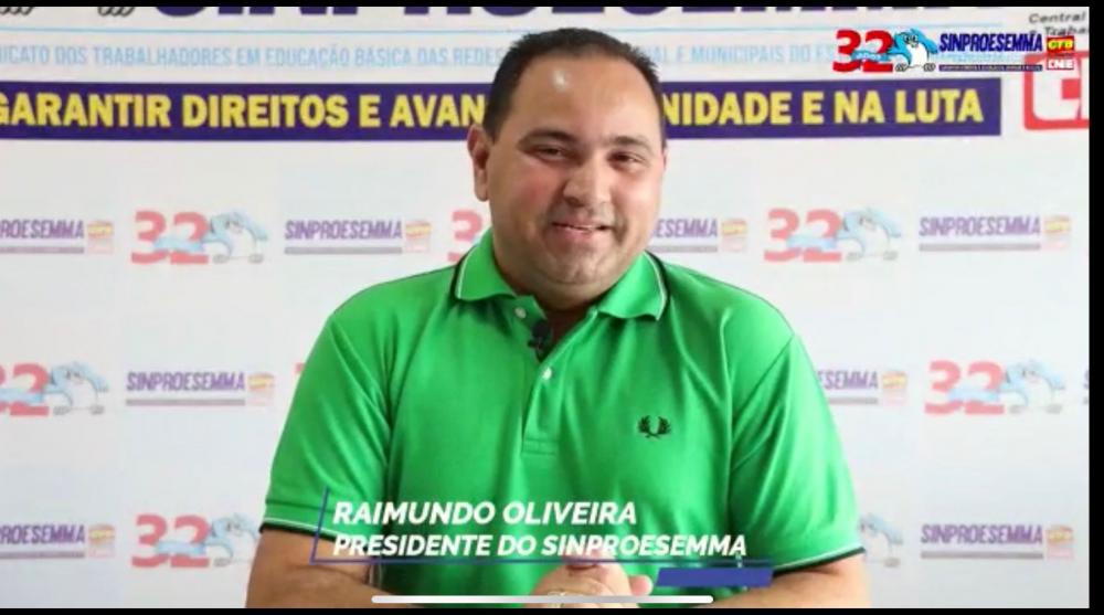 O presidente Raimundo Oliveira, esclarece em vídeo postado nas suas redes acerca das progressões dos trabalhadores da Educação