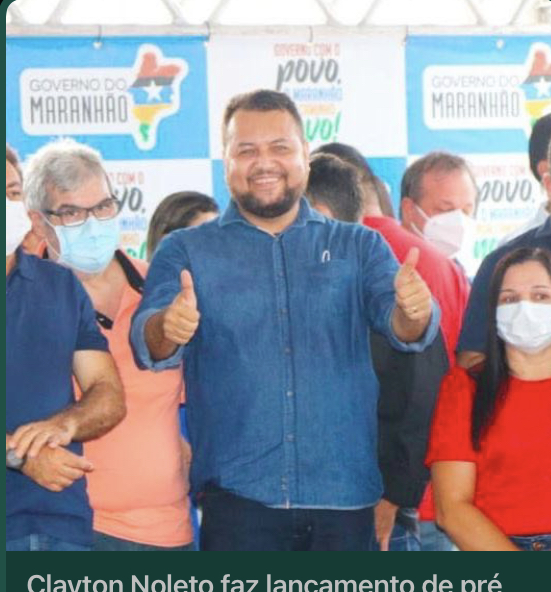 Formado em História e Direito, além de de Professor e palestrante em cursos de Administração, Clayton Noleto (PSB) tem feito um discurso forte de interesse pelas demandas da Região Tocantina , seu lugar de origem.