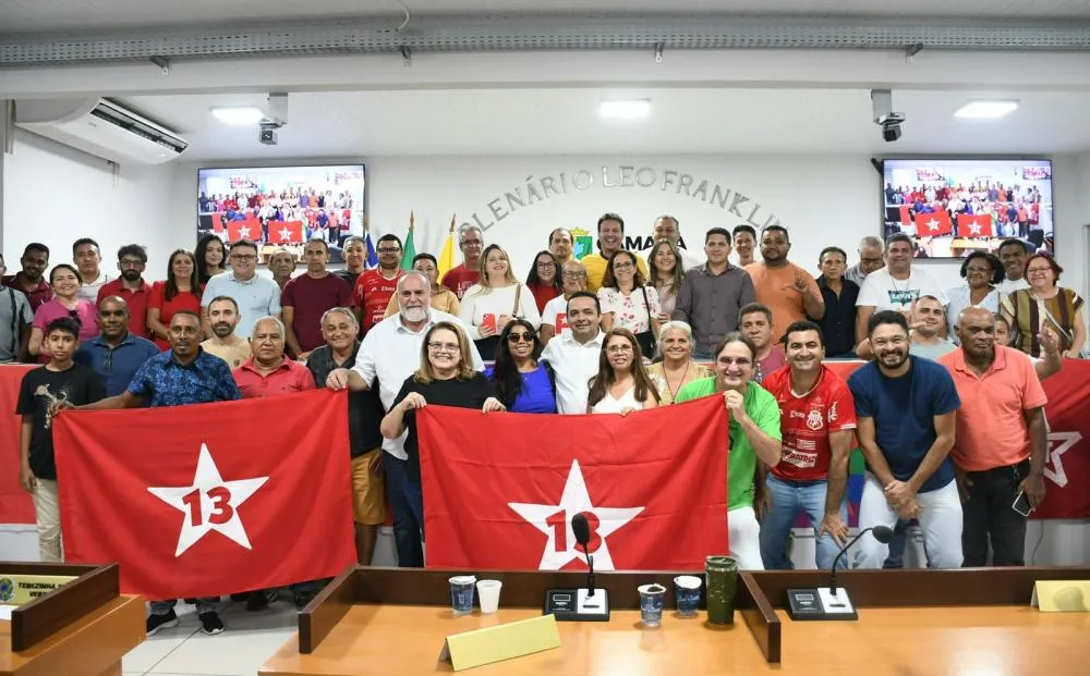 Carta-compromisso selou apoio de diretórios municipais do partido no sul do Maranhão. Foto: Divulgação