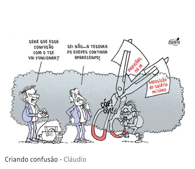 Charge: Claudio Hebdo