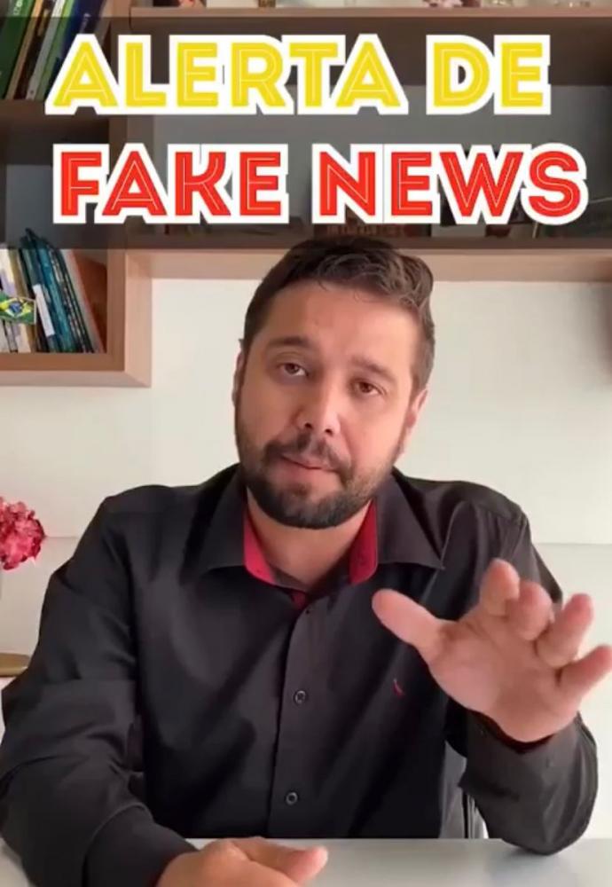 Imagem do vídeo onde Seidel aparece comentando sobre agressão 