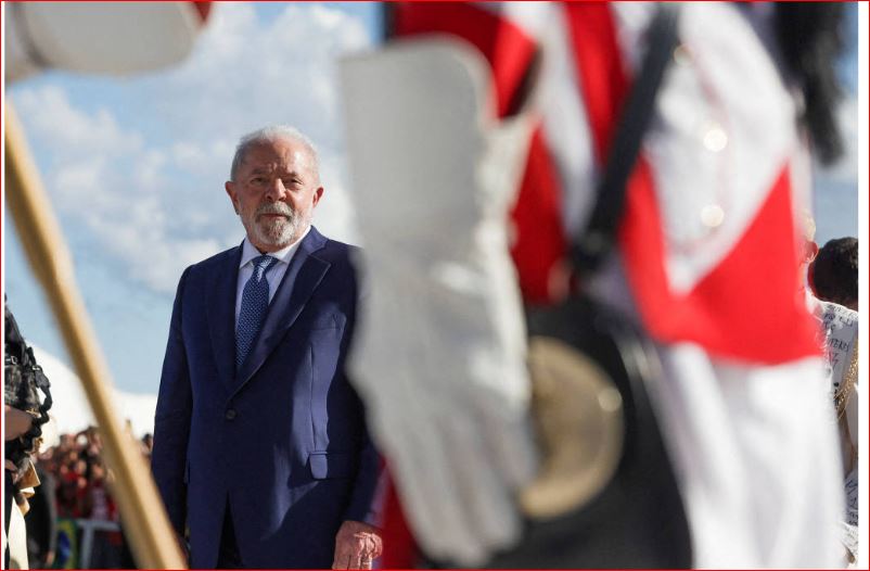 Lula durante posse. - 01.jan.2023-REUTERS/Pilar Olivares