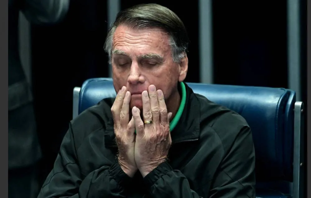Jair Bolsonaro em sessão no Congresso. Foto: Folha