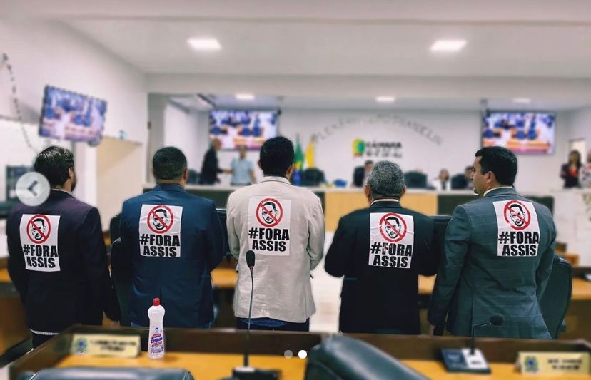 Vereadores de Imperatriz protagonizaram forte protesto contra o prefeito Assis