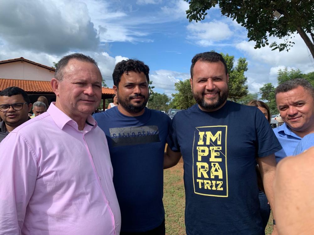 Carlos Brandão, Vereador Júlio de Ribamar Fiquene e Clayton Noleto