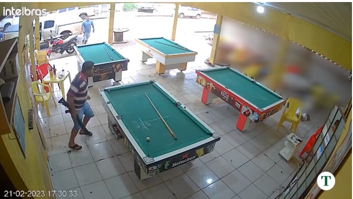 Dois homens matam sete pessoas em bar em Sinop (MT) após uma briga por um jogo de sinuca. Portal O Tempo/Reprodução