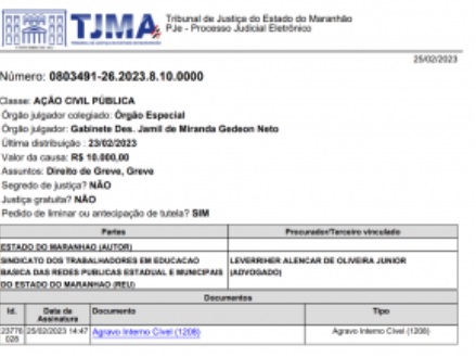 Divulgação: Assessoria
