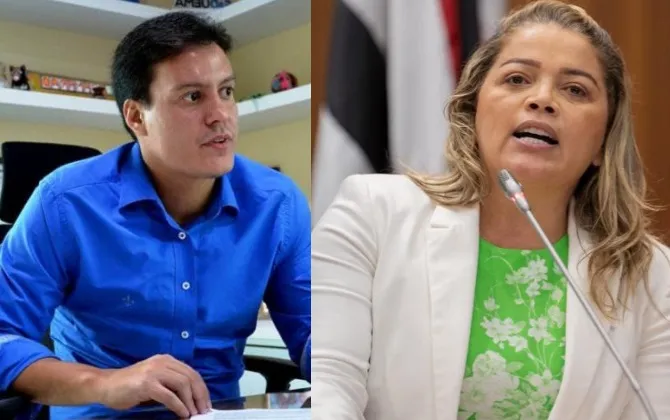 PONTO FINAL. Felipe Camarão está livre das acusações da deputada Mical Damasceno no caso do blogueiro-fake. Foto: Montagem internet